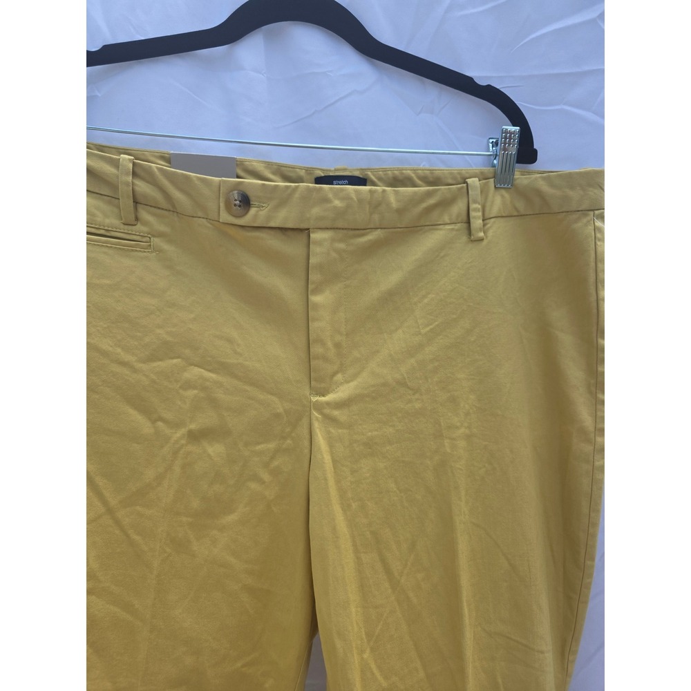 Gap Aubrey Skinny Stretch Pants Womens 18 Mustard Ankle Chino Trousers NEW - Picture 2 of 6